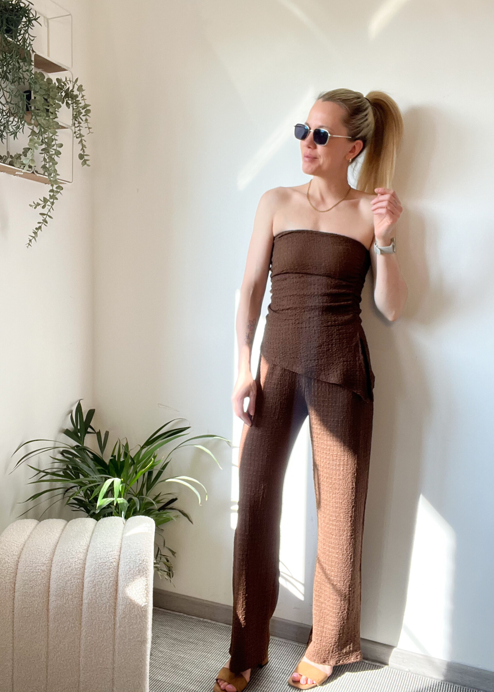 JESSY PANTS BROWN one size