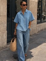 GITTA DENIM BLOUSE