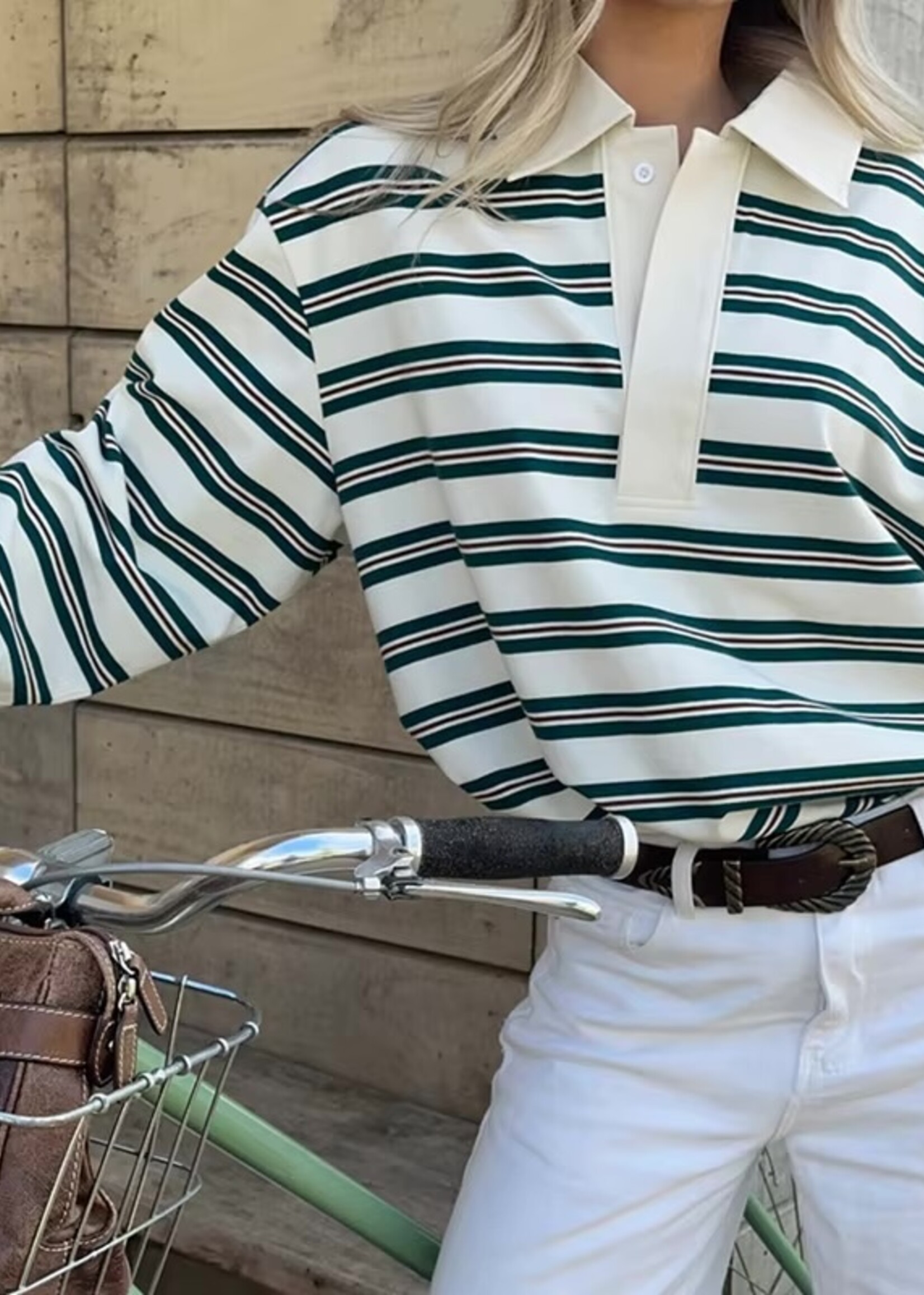 GREEN KARRY POLO PULL