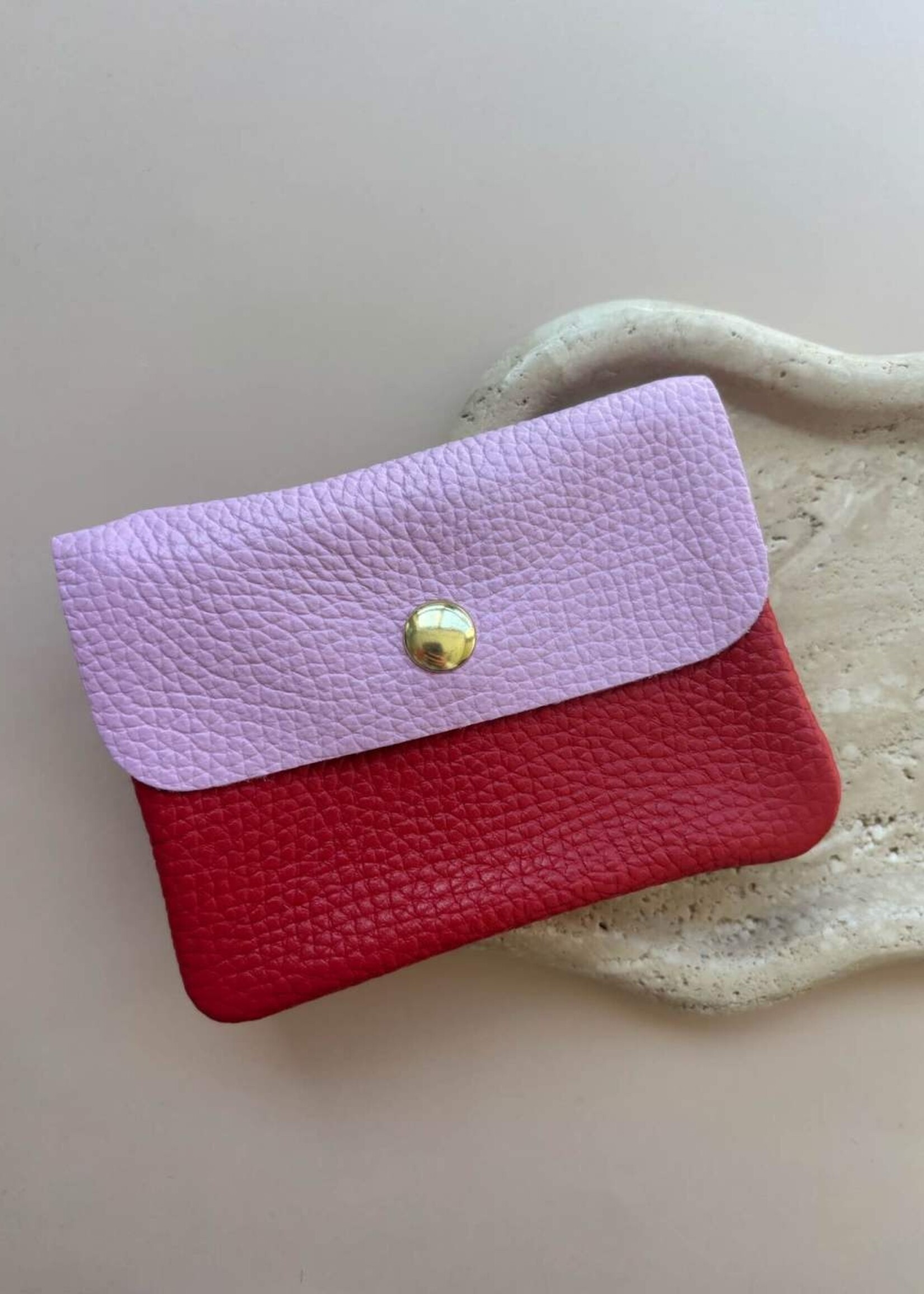 LITTLE POCKET COLORBLOCK REDPINK