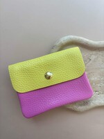 LITTLE POCKET COLORBLOCK YELLOWPINK