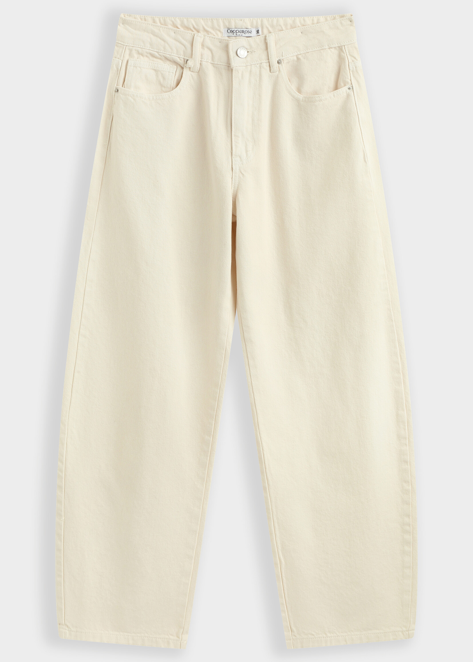 IVORY DENIM PANTS