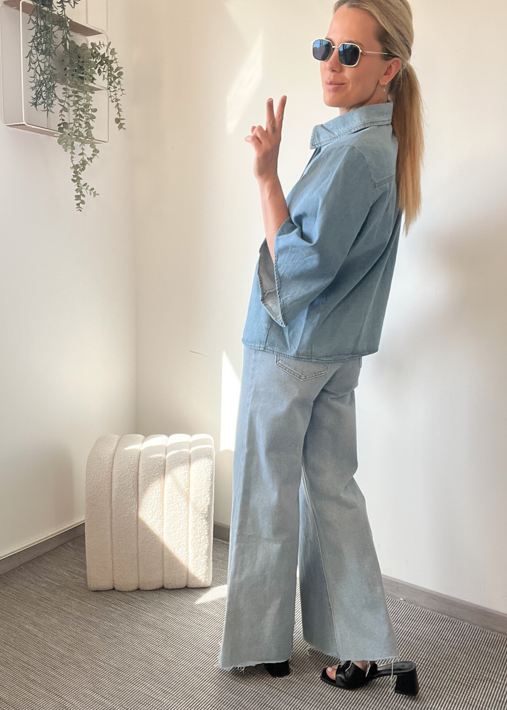 GITTA DENIM BLOUSE