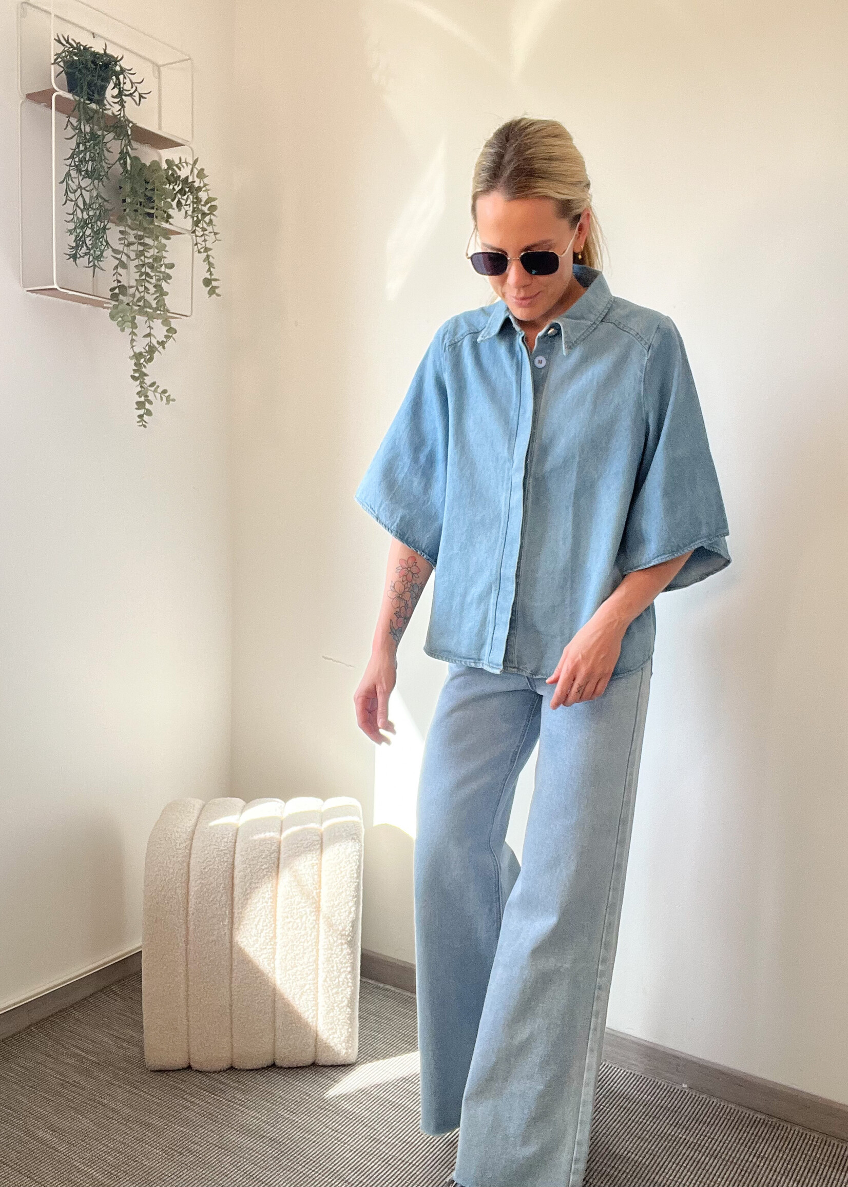GITTA DENIM BLOUSE