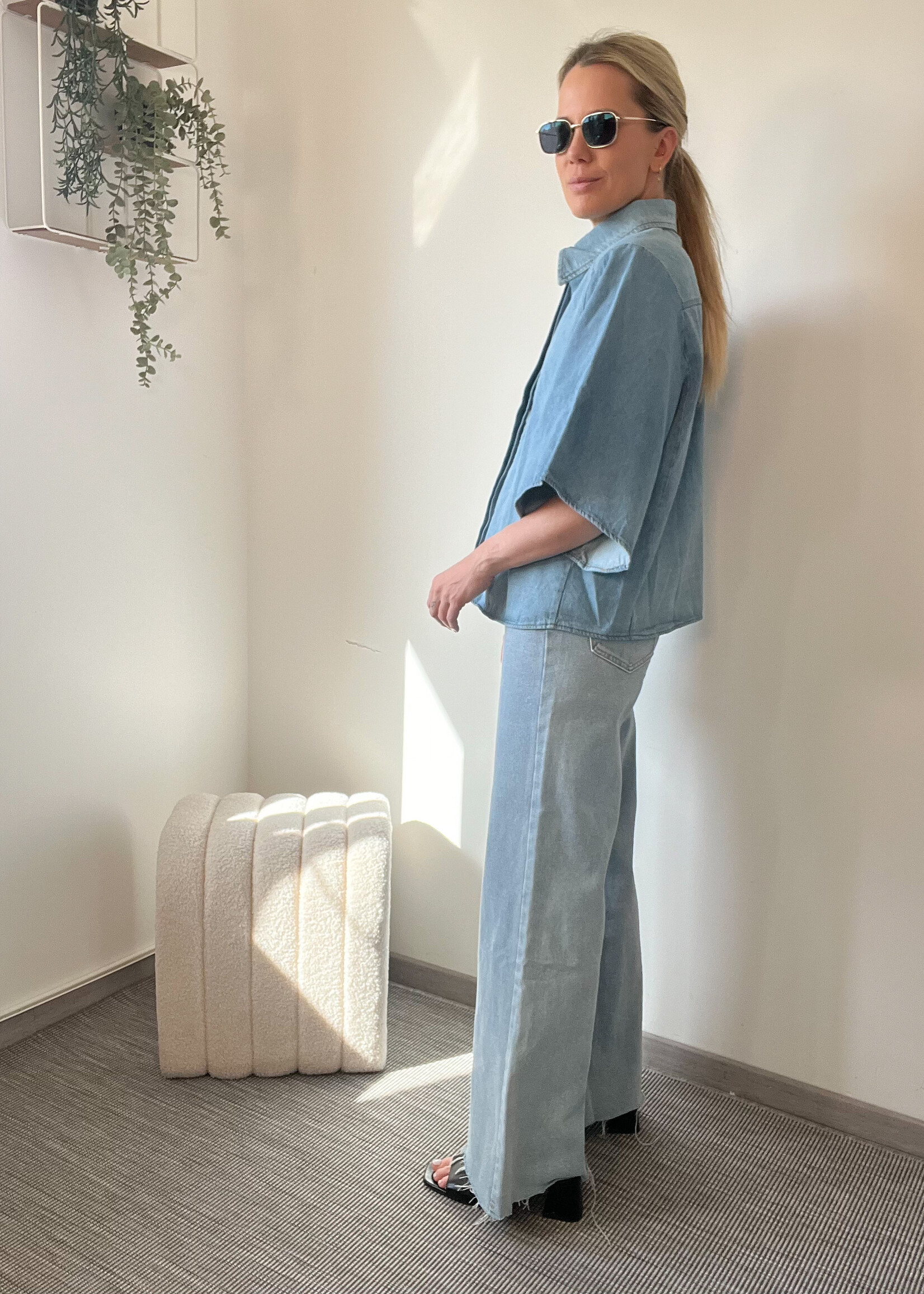 GITTA DENIM BLOUSE