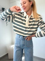 GREEN KARRY POLO PULL