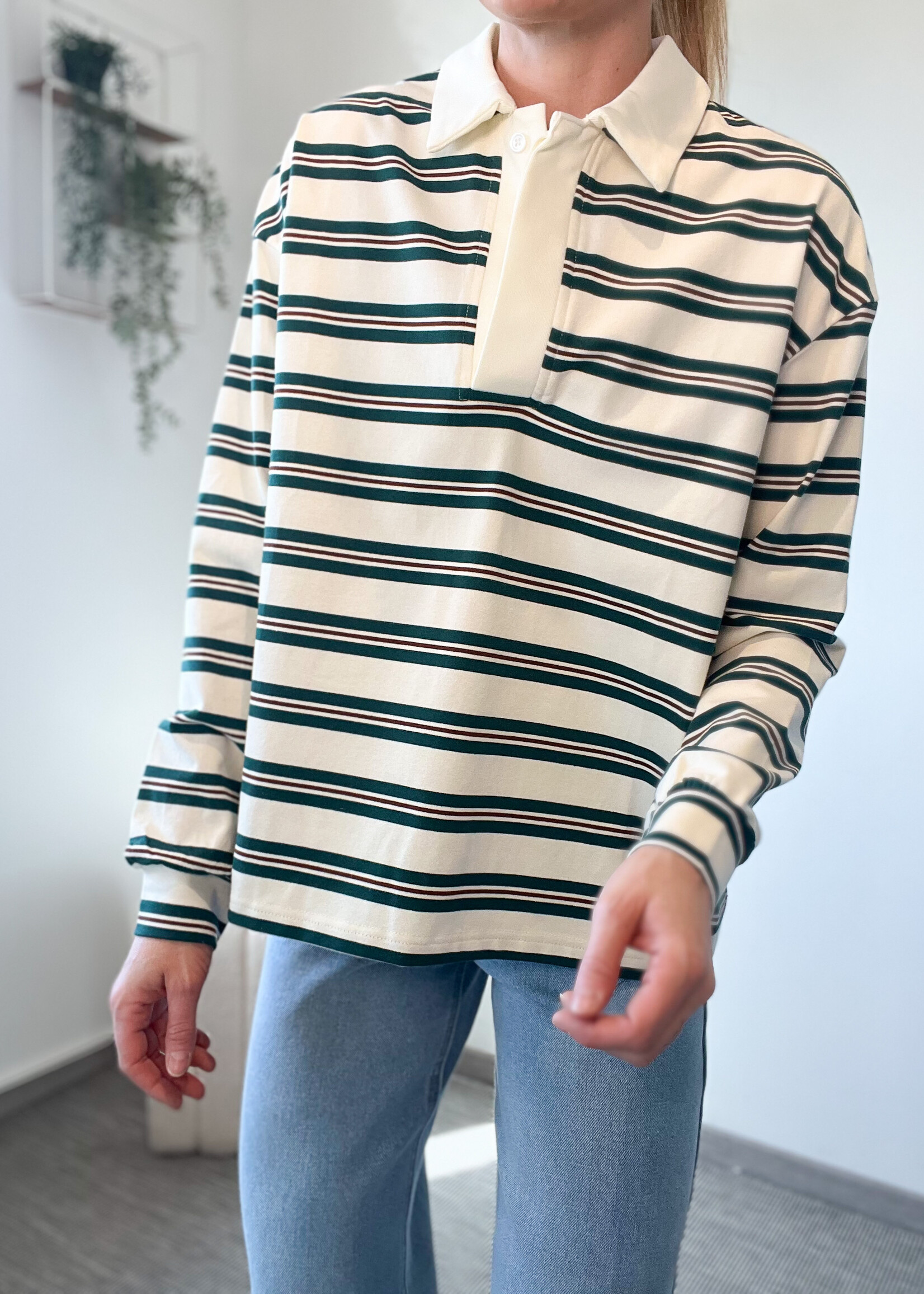 GREEN KARRY POLO PULL