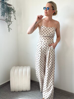 DOTS PANTS BEIGE one size