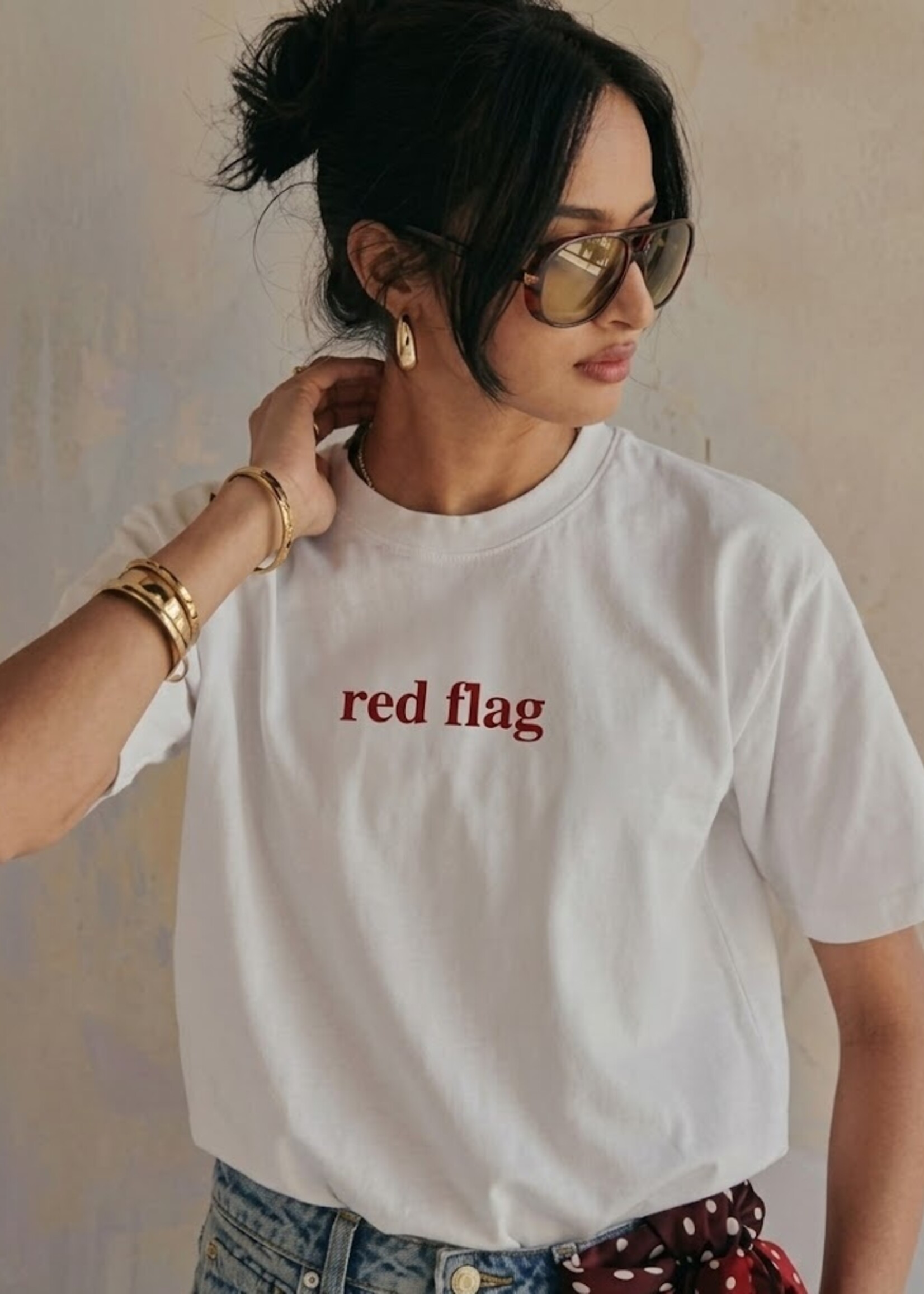 RED FLAG TEE One size