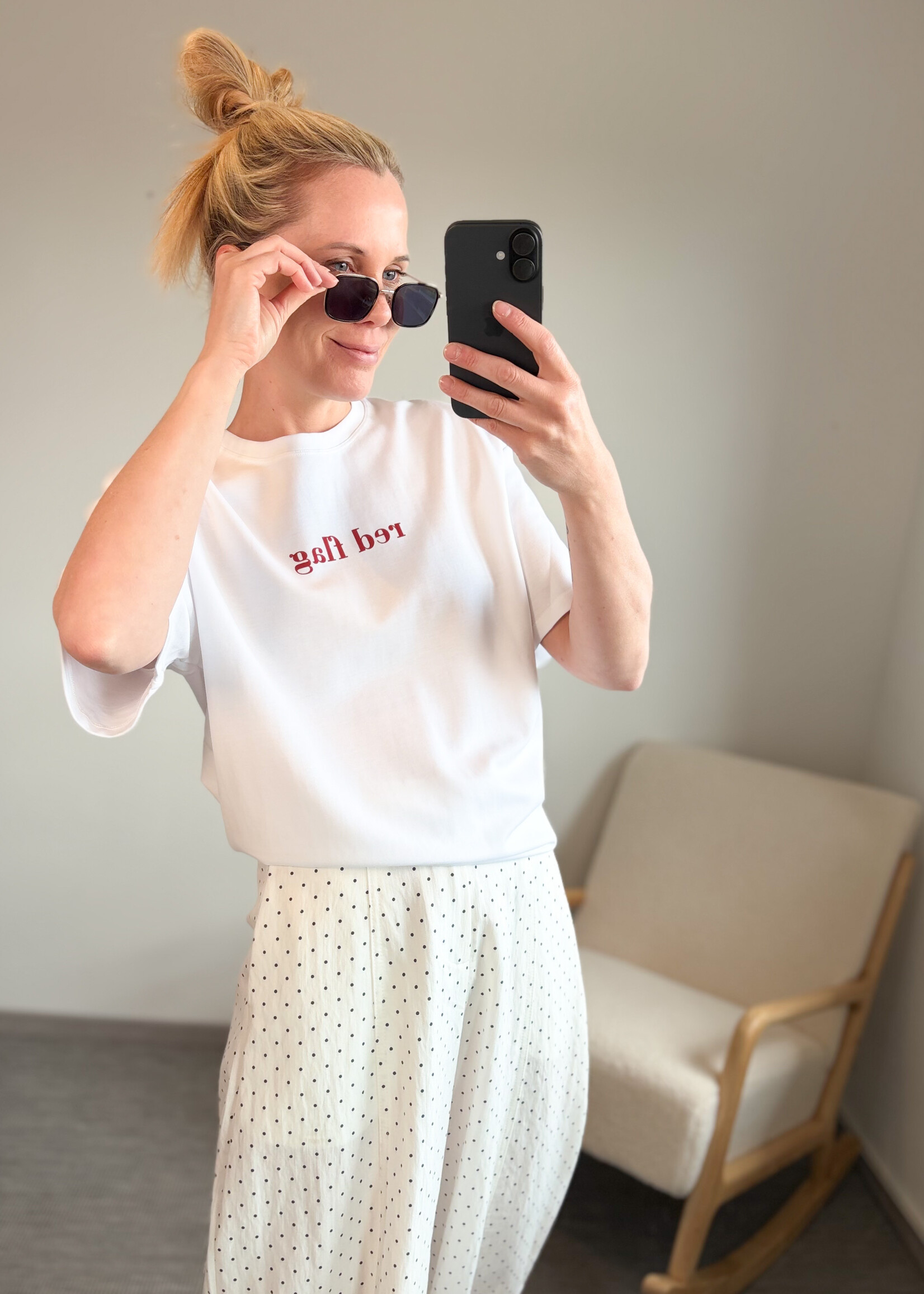 RED FLAG TEE One size