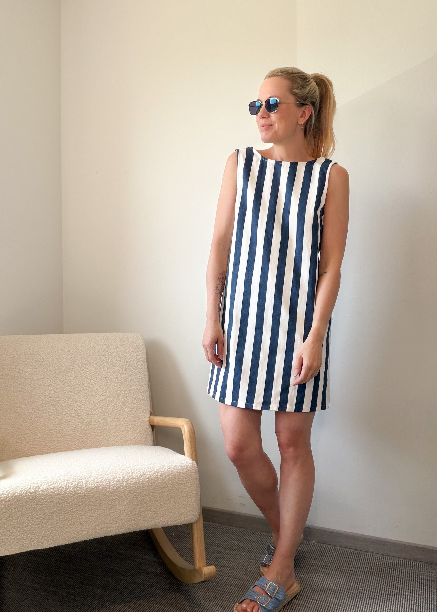 MARINE STRIPE DRESS