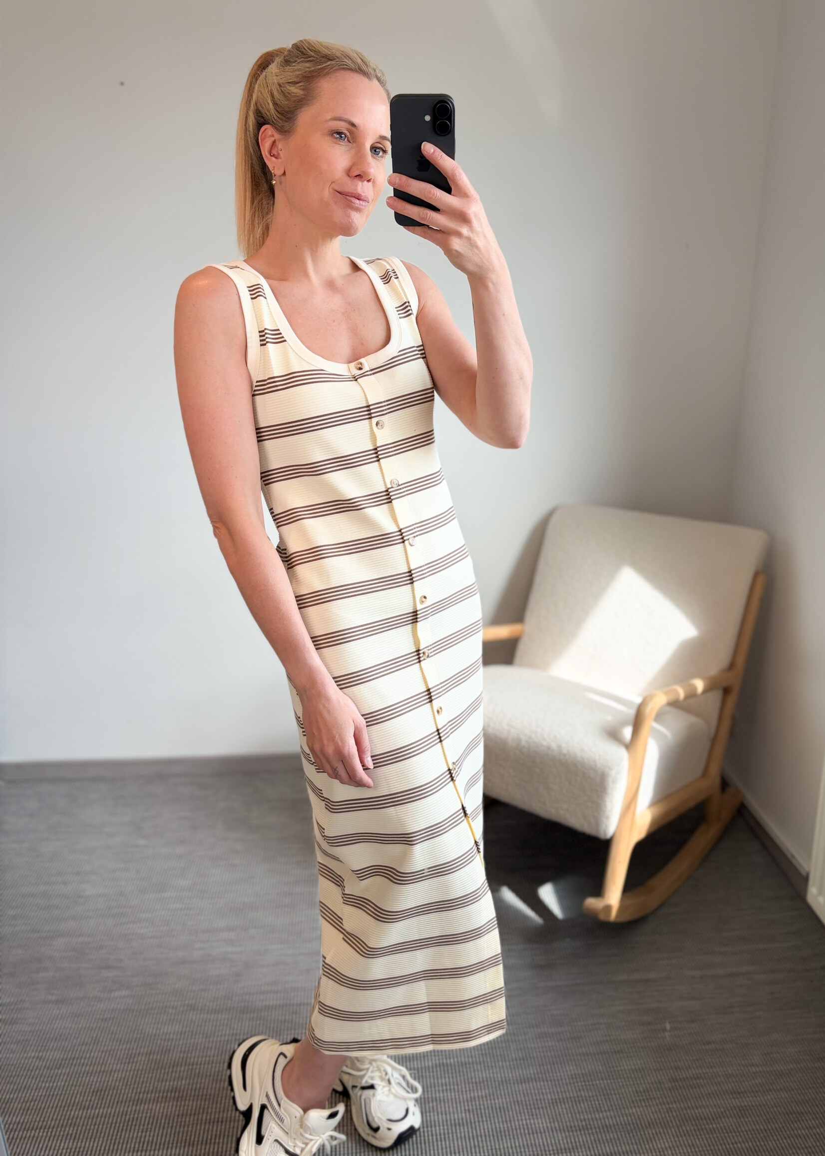 CHOCO STRIPE DRESS