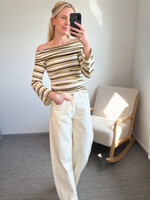 MARIE YELLOWBROWN TOP one size