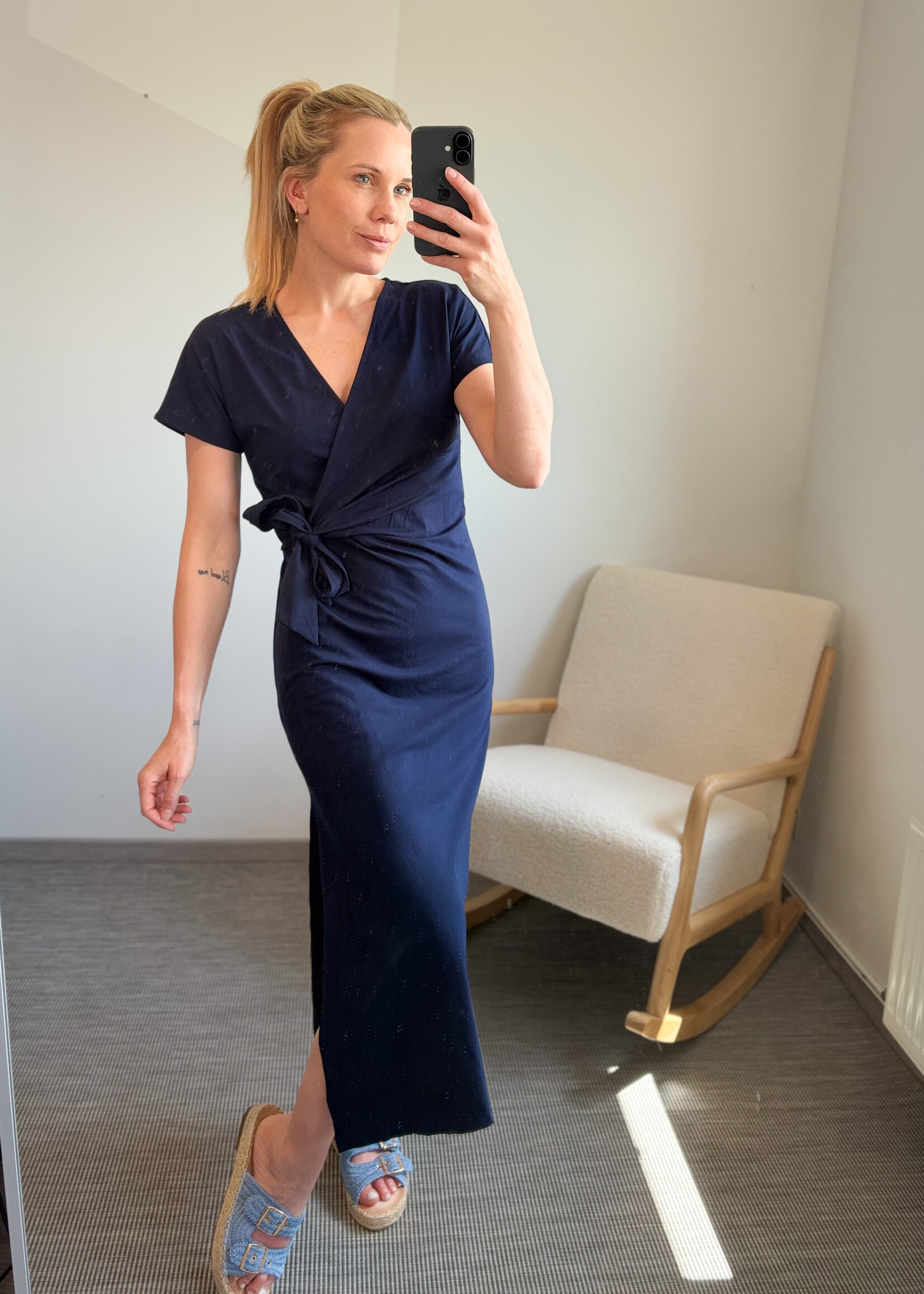JERSEY NAVY DRESS