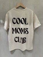 BEIGE MOMS CLUB TEE One size
