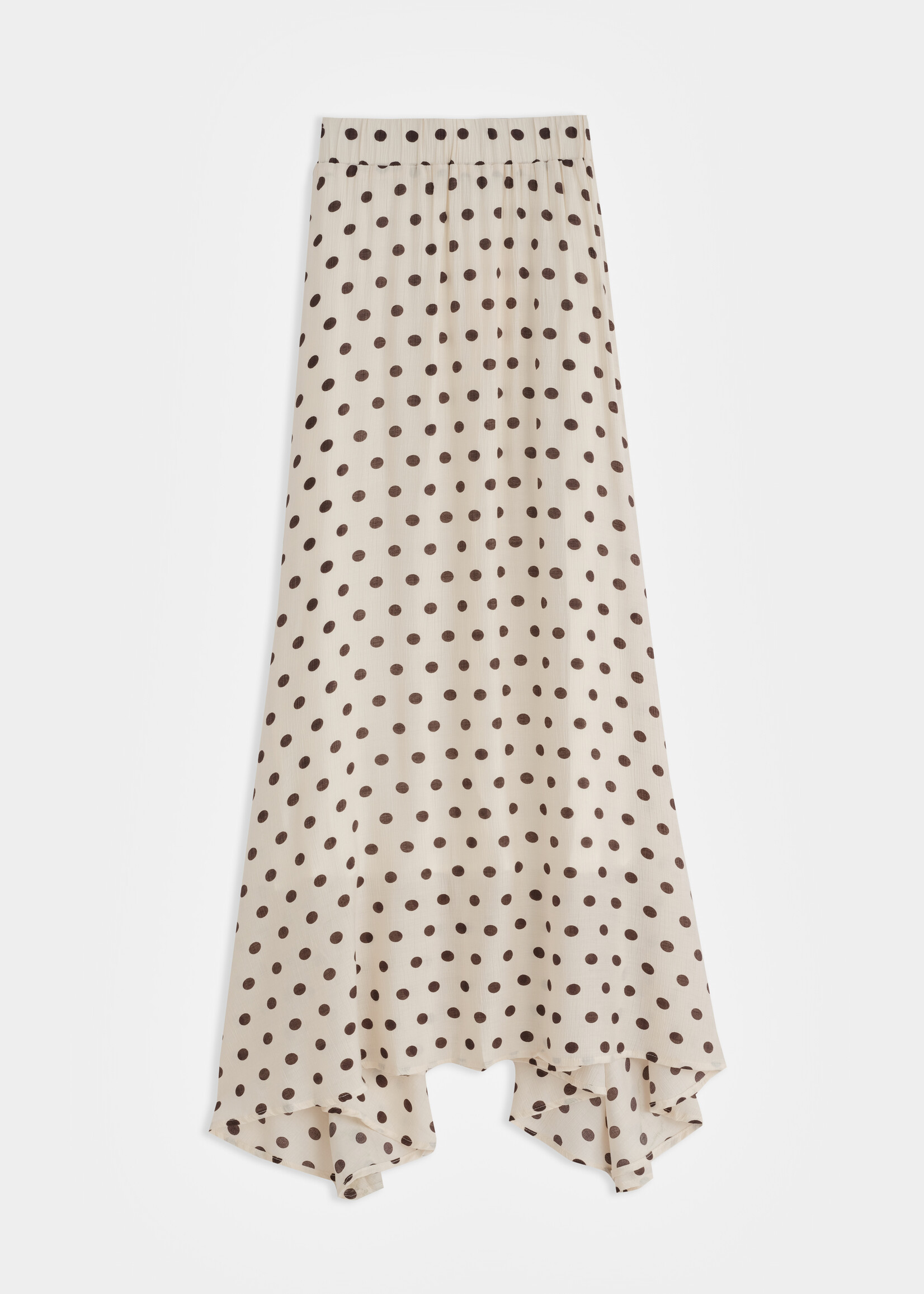 BEIGE DOTS SKIRT