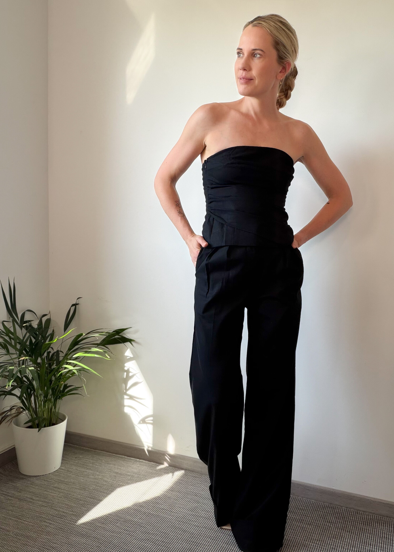 PANTS WITH LINNEN