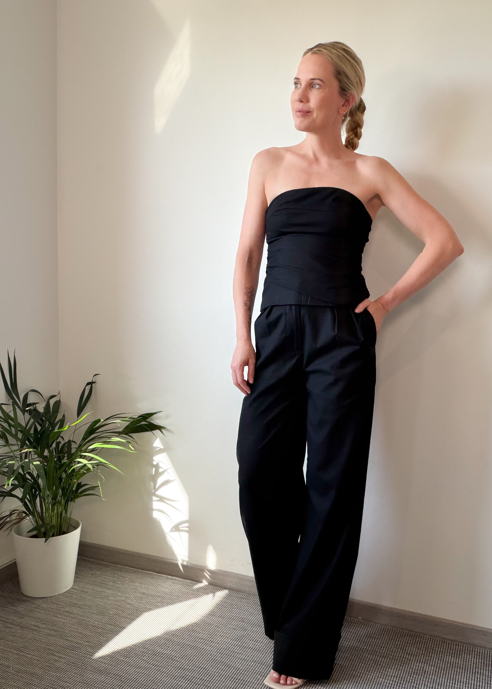 PANTS WITH LINNEN