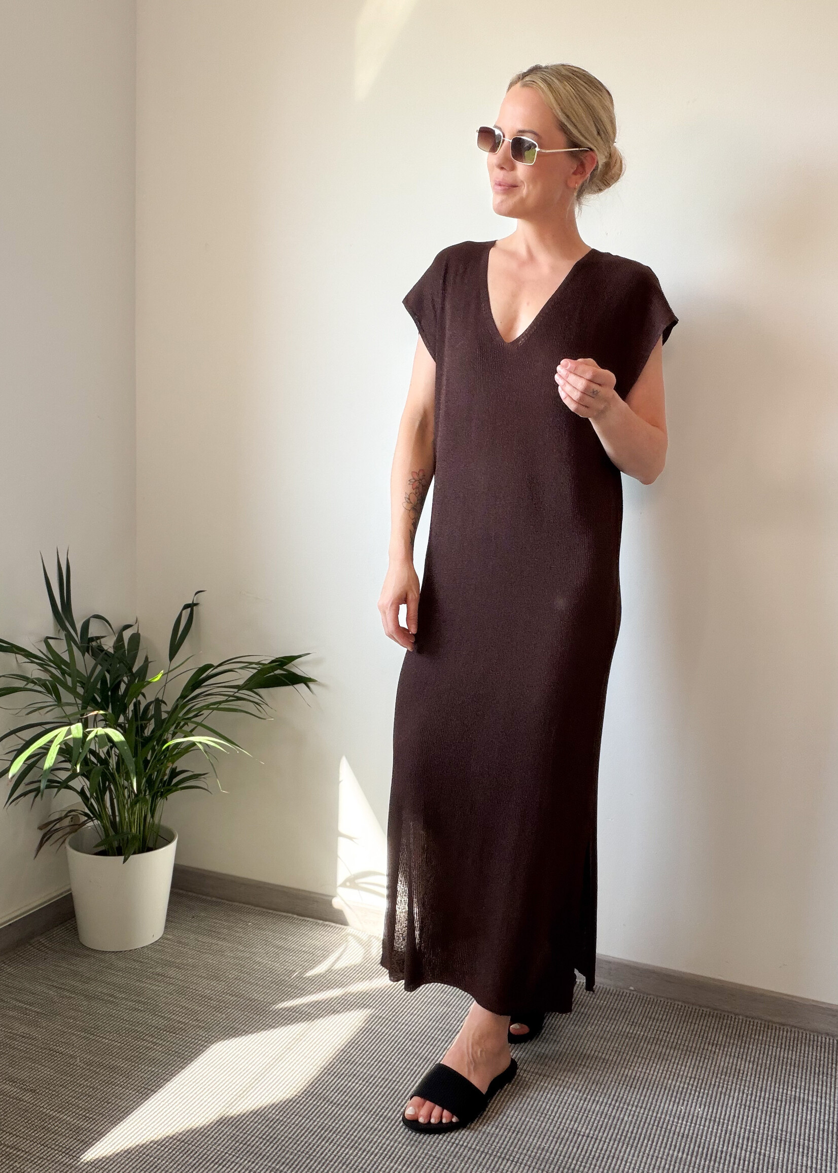 SARAH CHOCOLAT DRESS one size