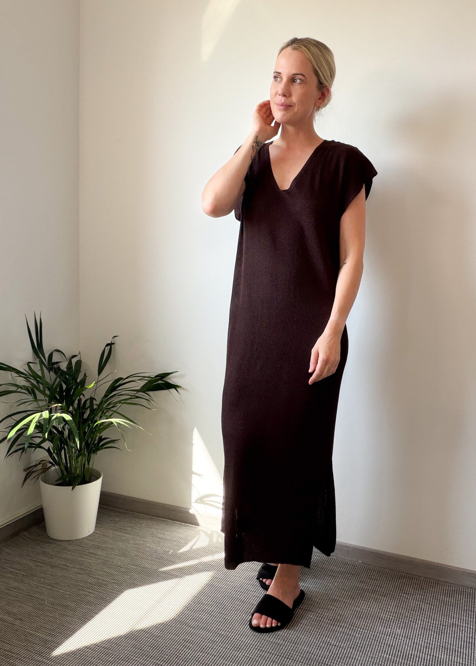 SARAH CHOCOLAT DRESS one size