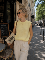 HAILES YELLOW KNIT One size