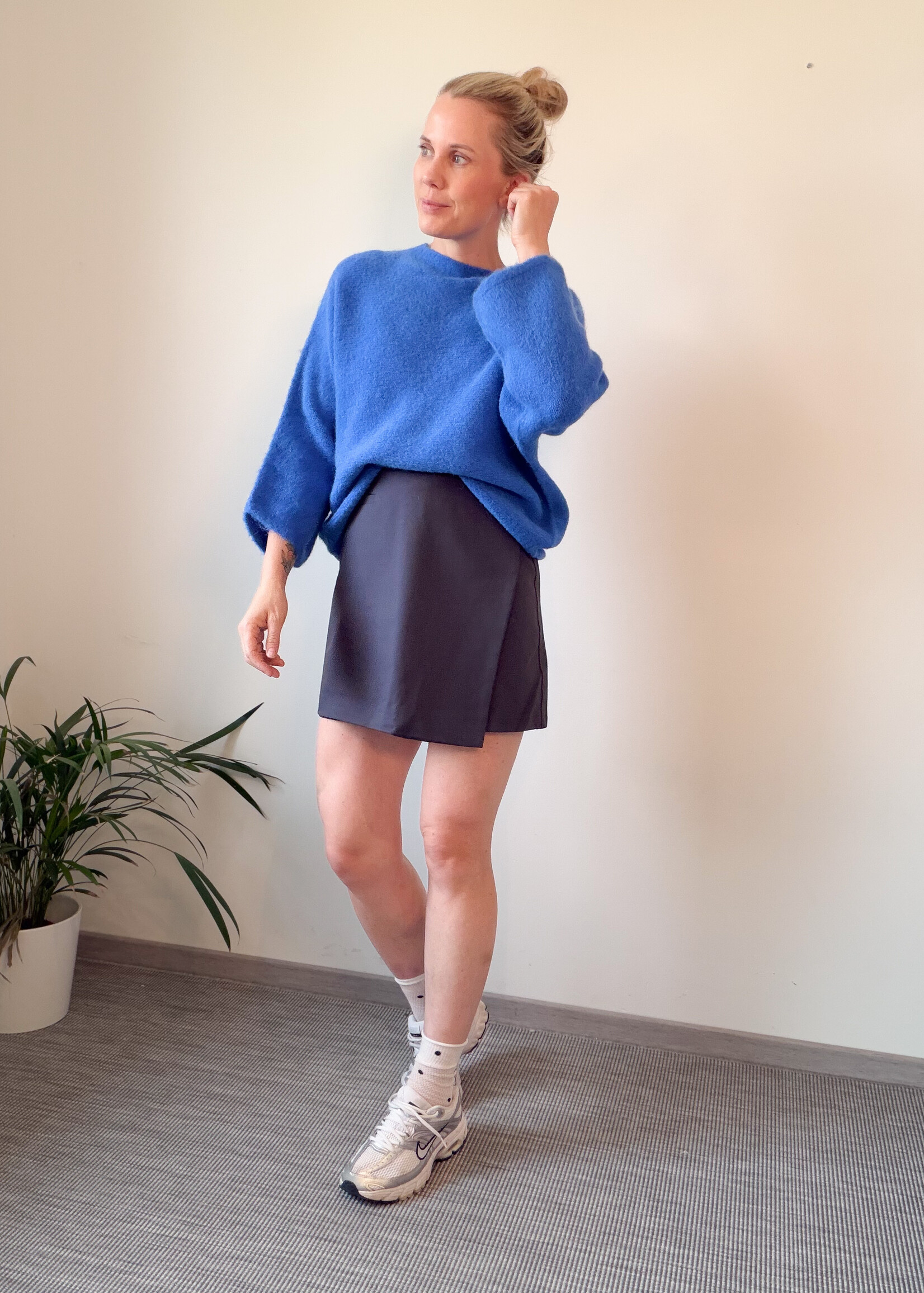 BINTA BLUE KNIT One size
