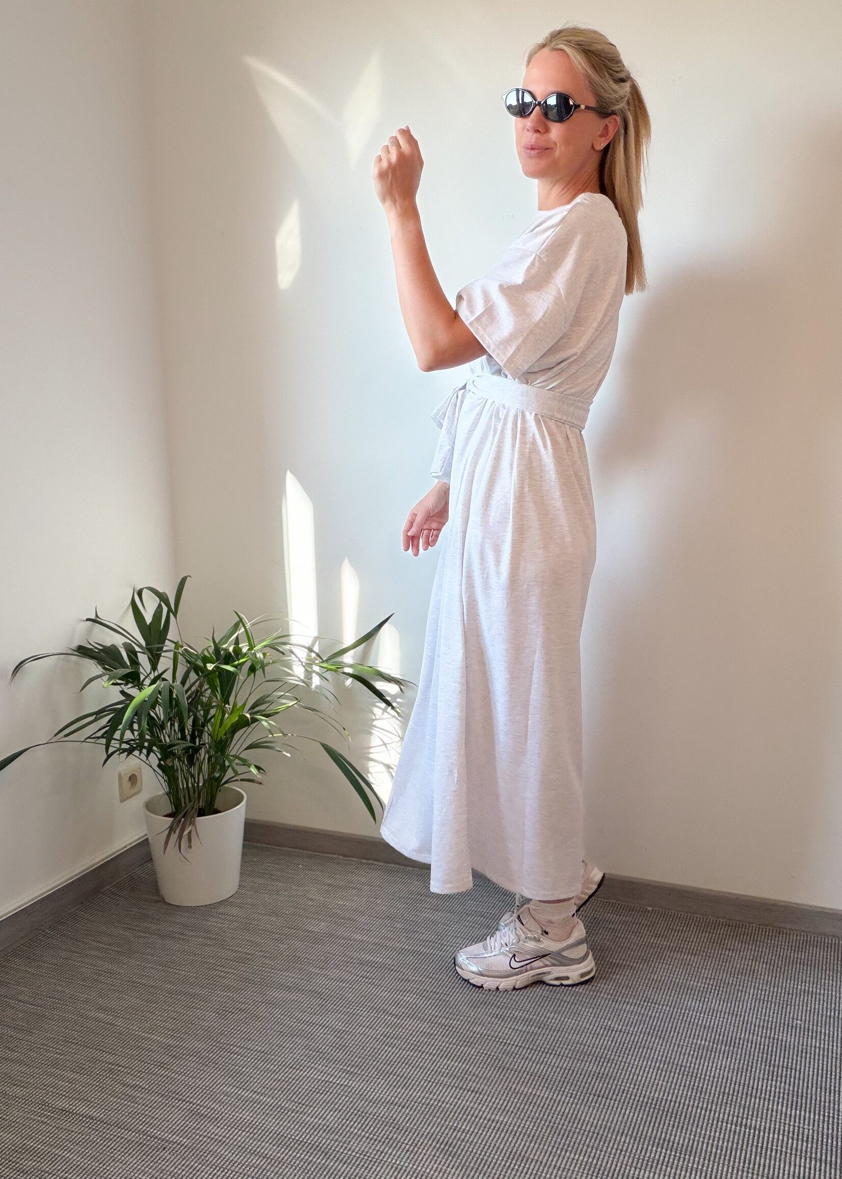BOBBY DRESS GREY One size