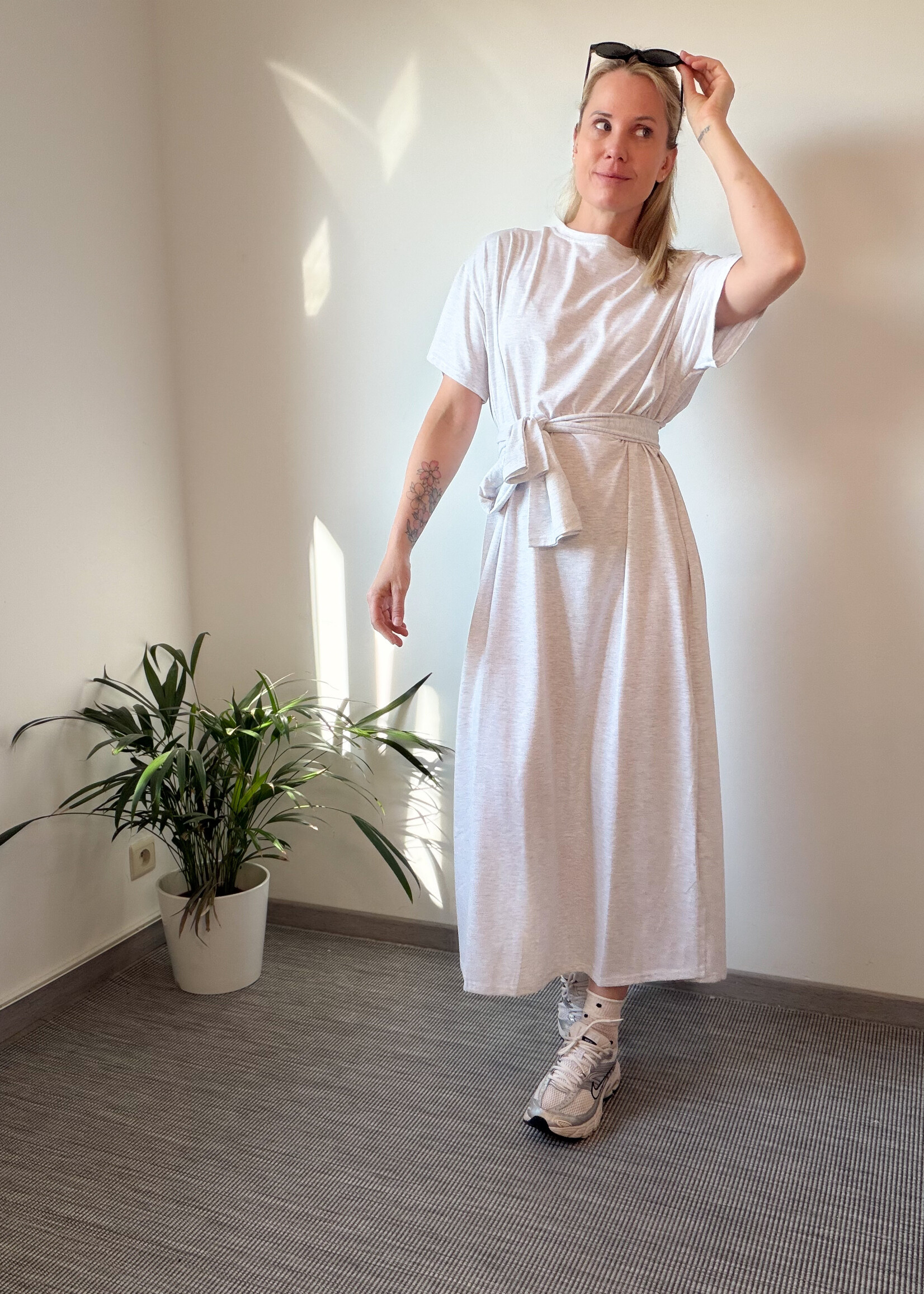 BOBBY DRESS GREY One size