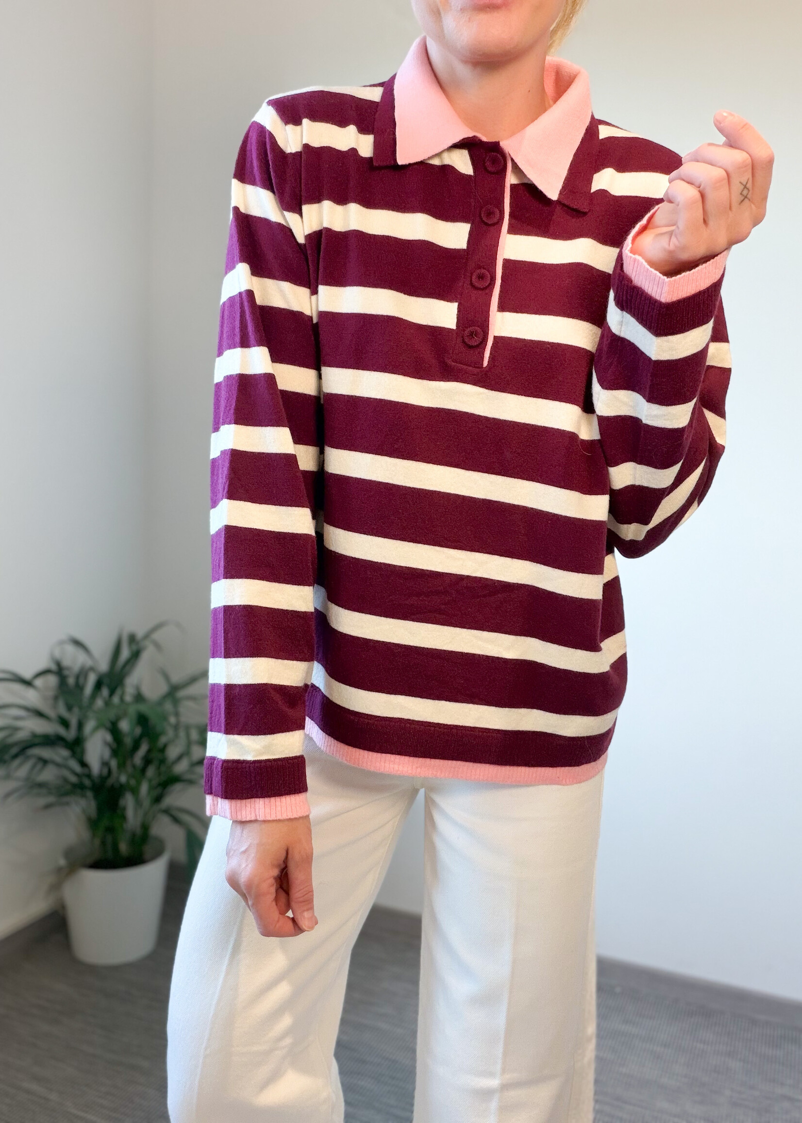 JILL POLO SWEATER