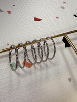 SILVER HOOPS