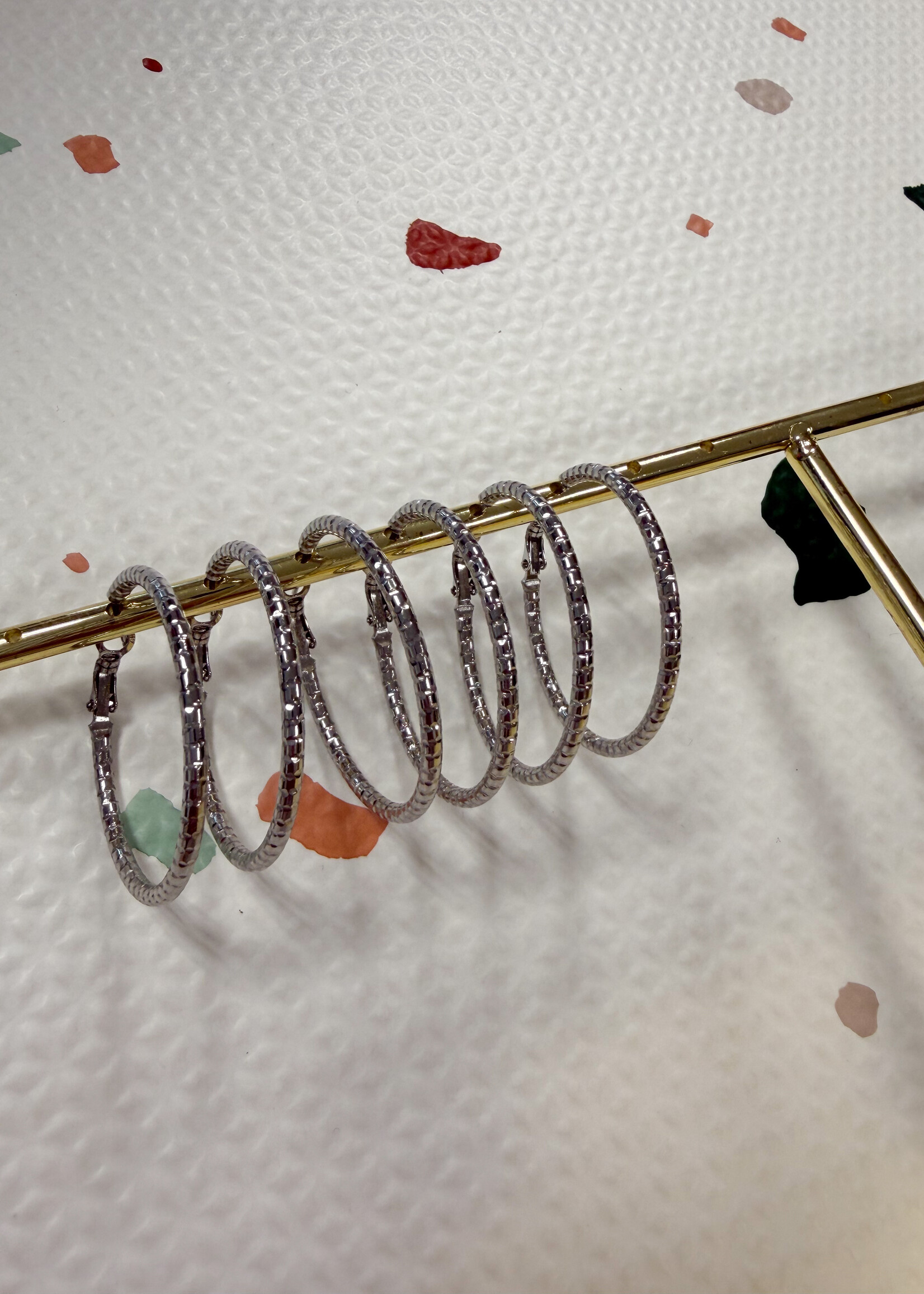 SILVER HOOPS