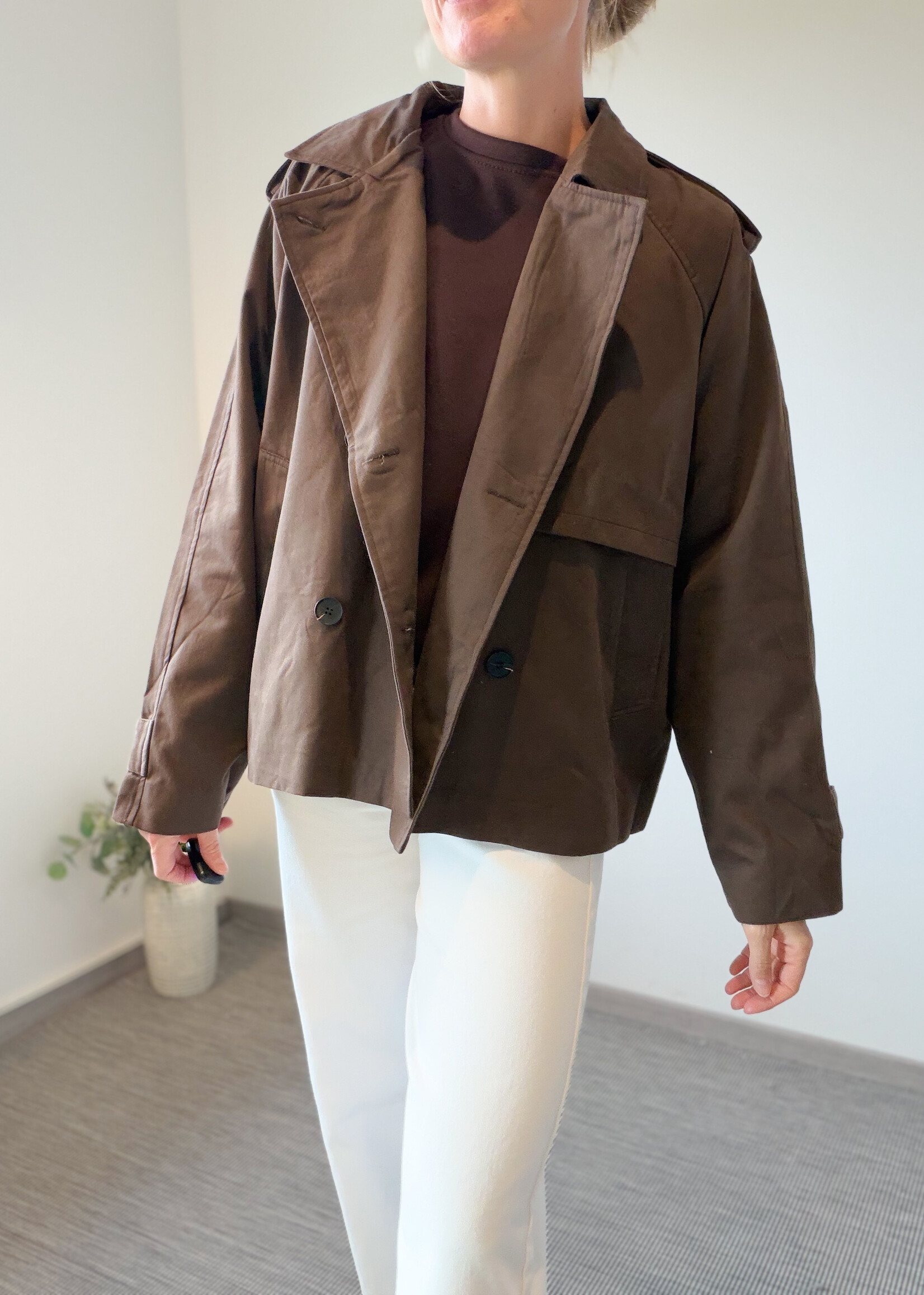 CHOCOLAT TRENCH COAT