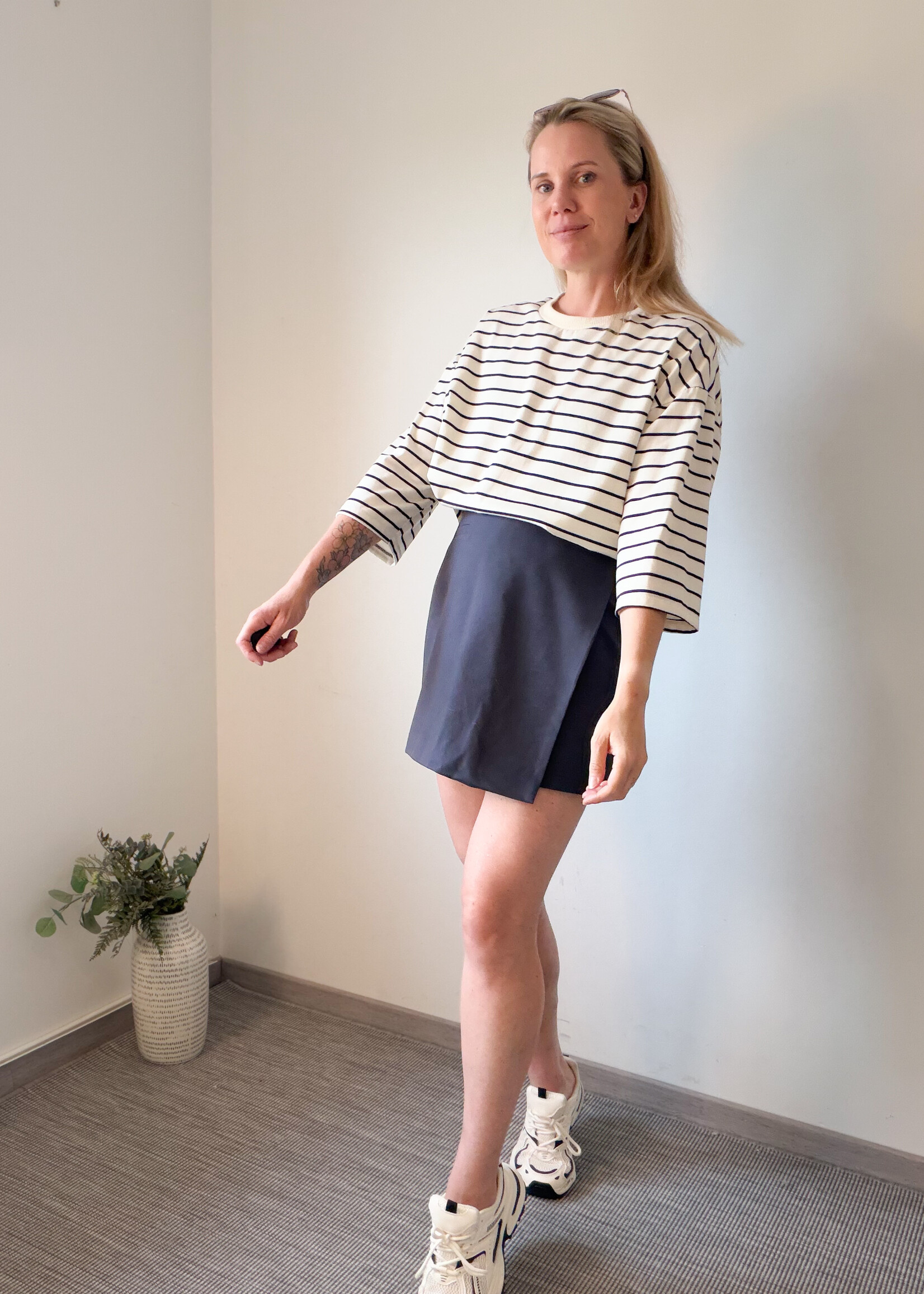 STRIPED JENNIE T-SHIRT one size