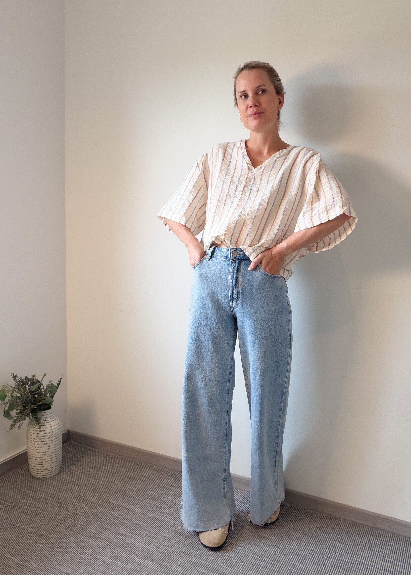 OTTO ECRU TOP one size
