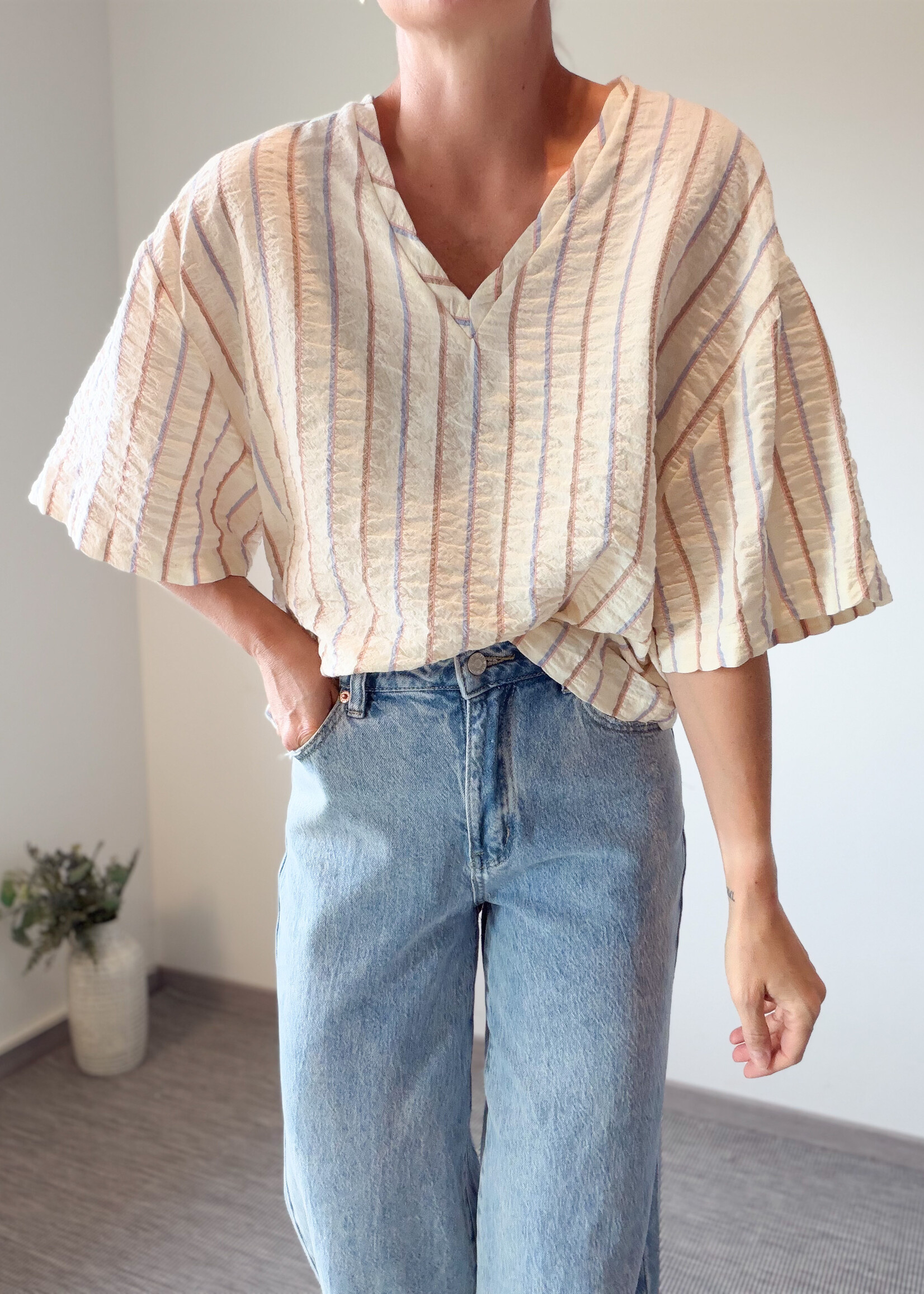 OTTO ECRU TOP one size