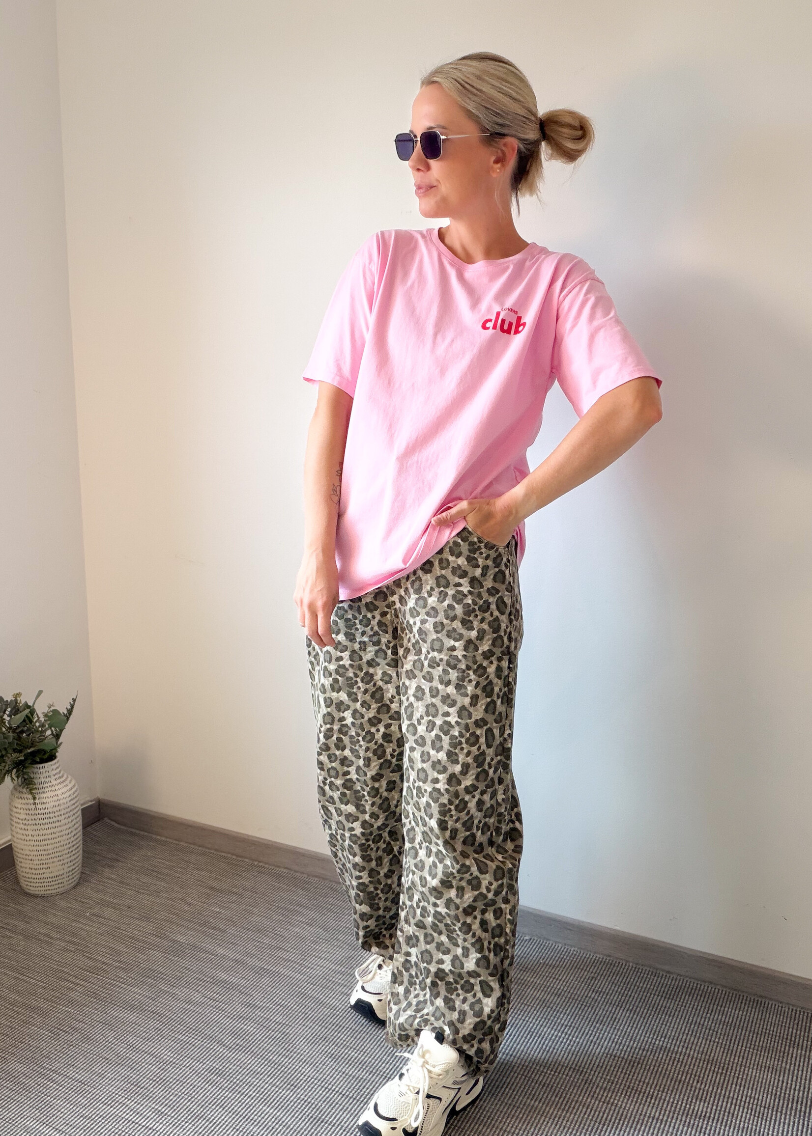 LOVERS CLUB PINK TEE one size