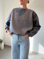 JAIMIE SWEATER BLUEGREY one size