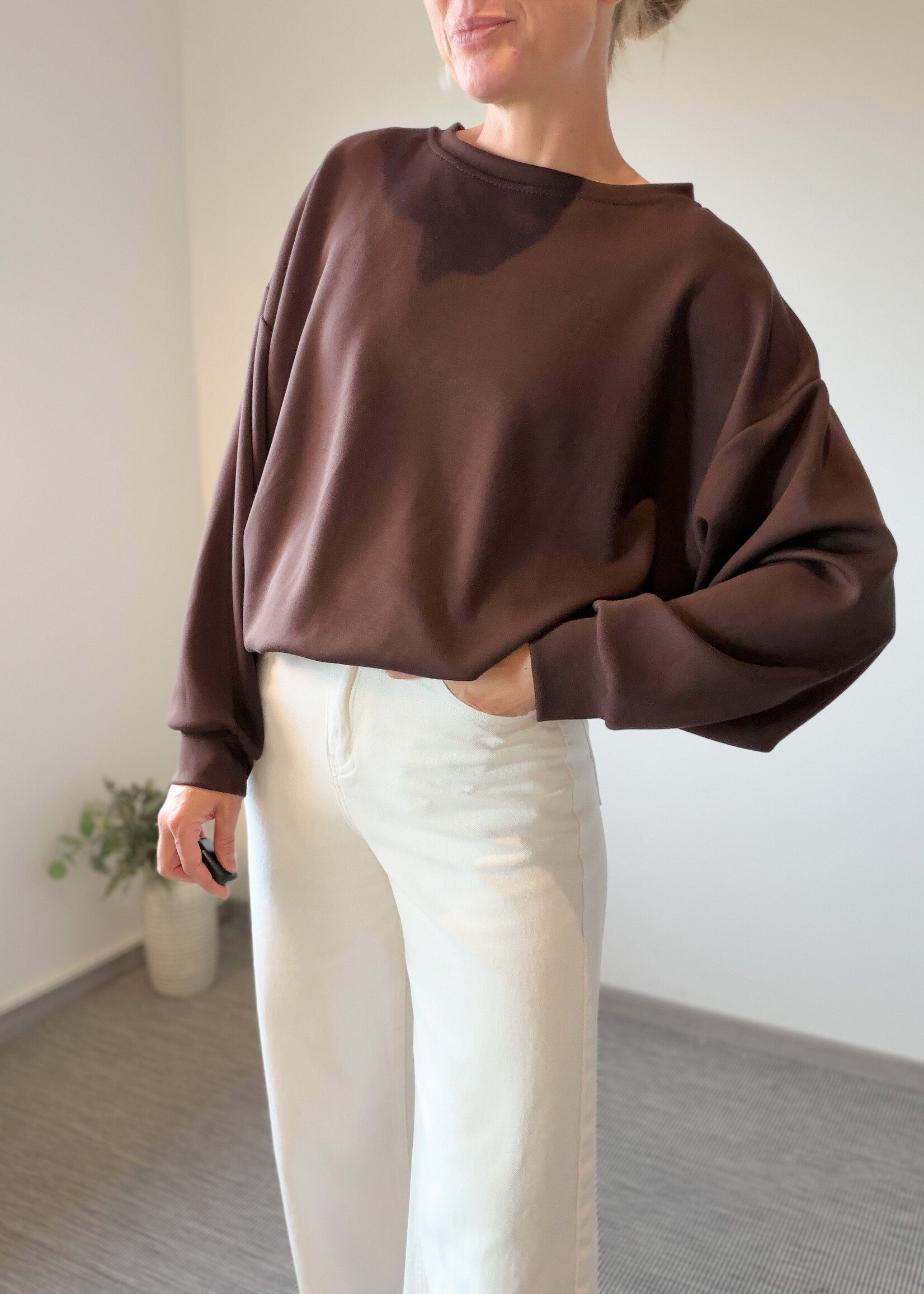 JAIMIE SWEATER CHOCO one size