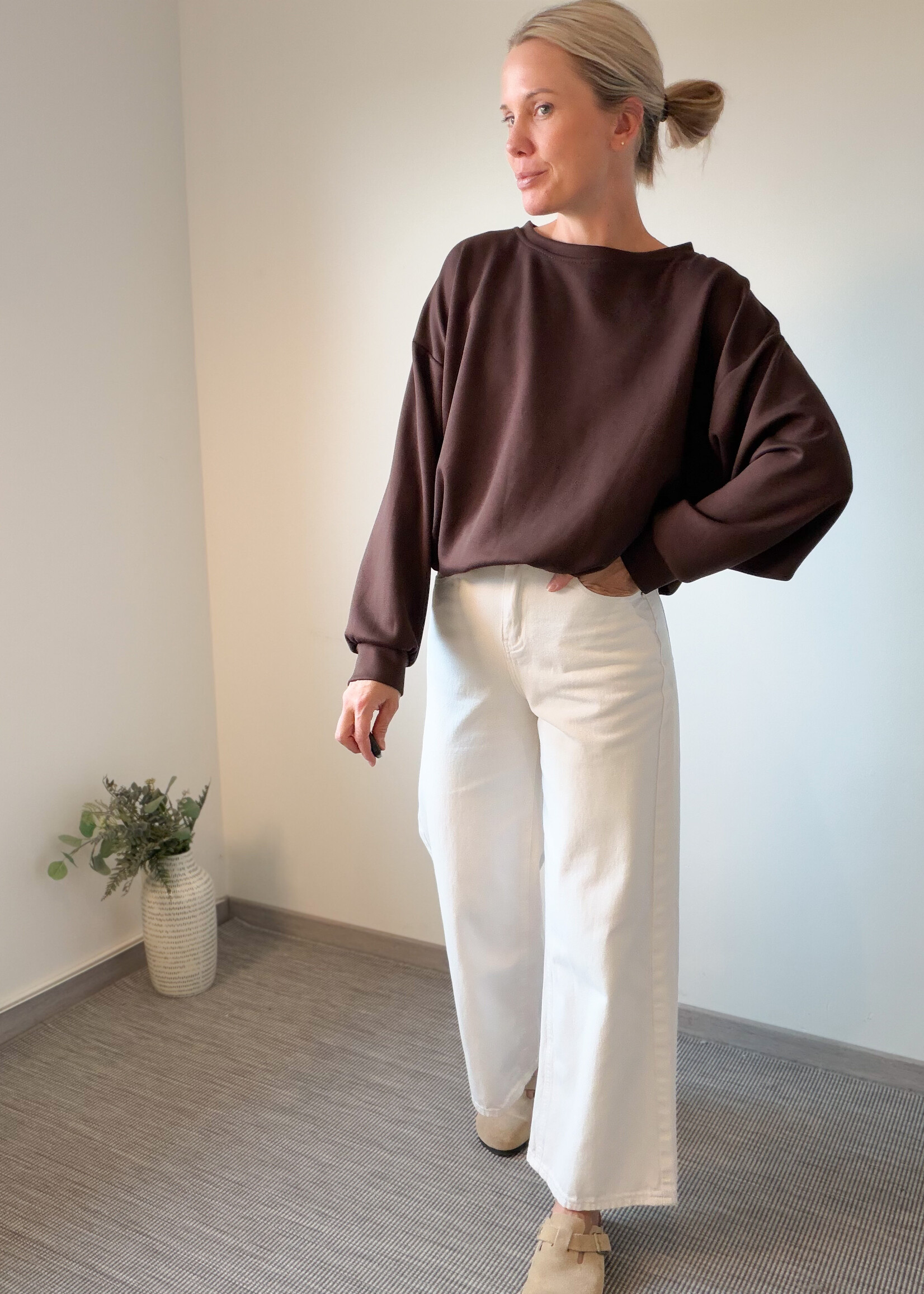JAIMIE SWEATER CHOCO one size