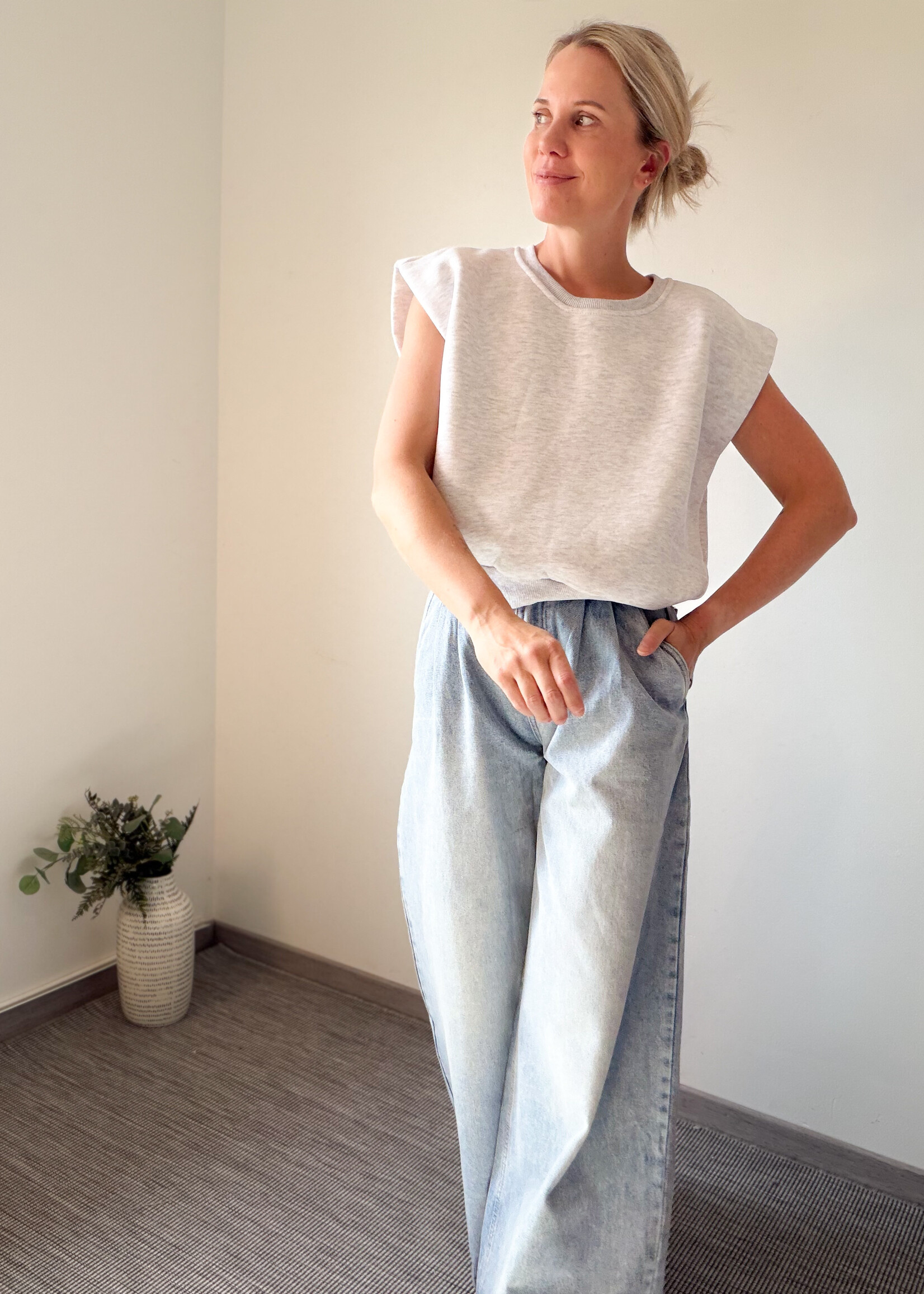 GREY ROAN TOP