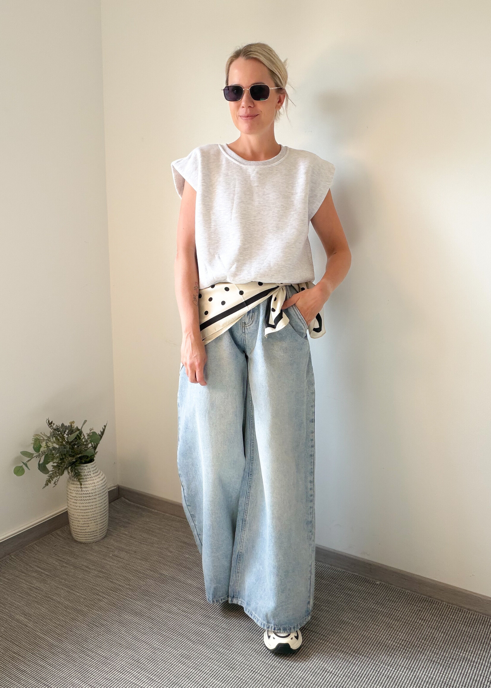 GREY ROAN TOP