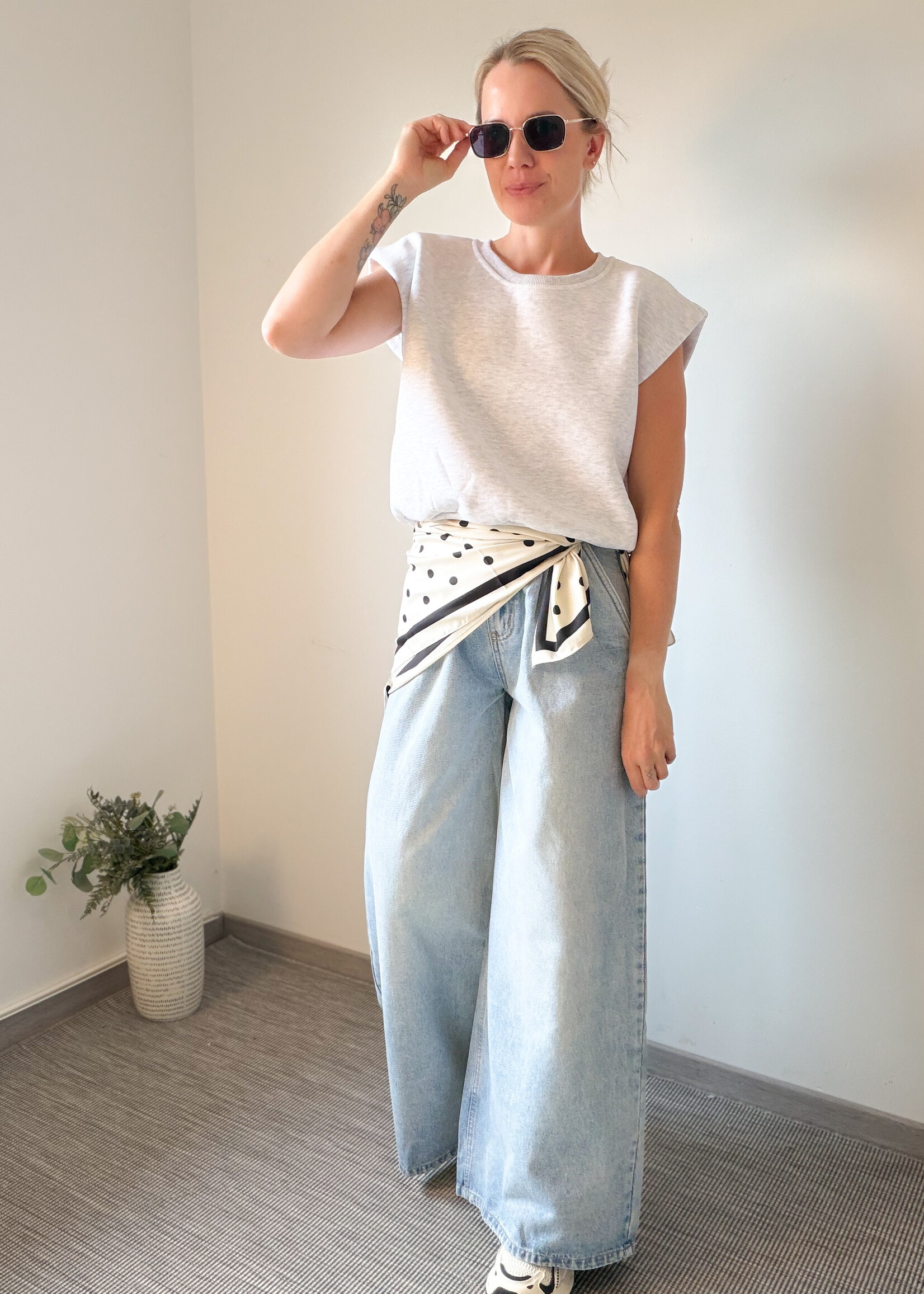 GREY ROAN TOP