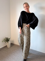 BALLOON SLEEVE BLACK TOP