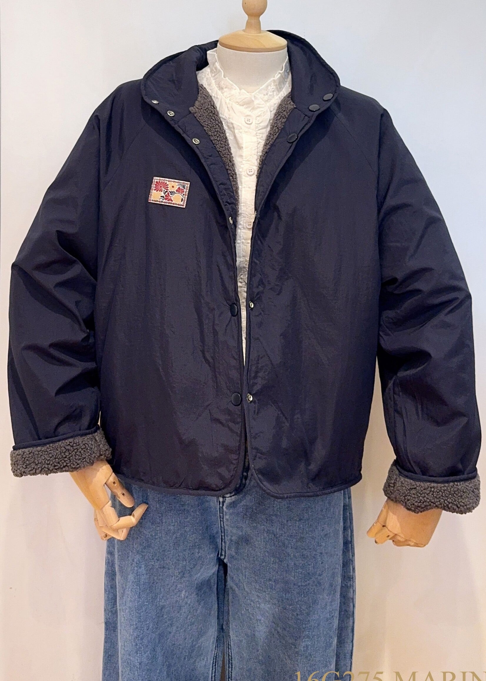 REVERSIBEL JACKET NAVY