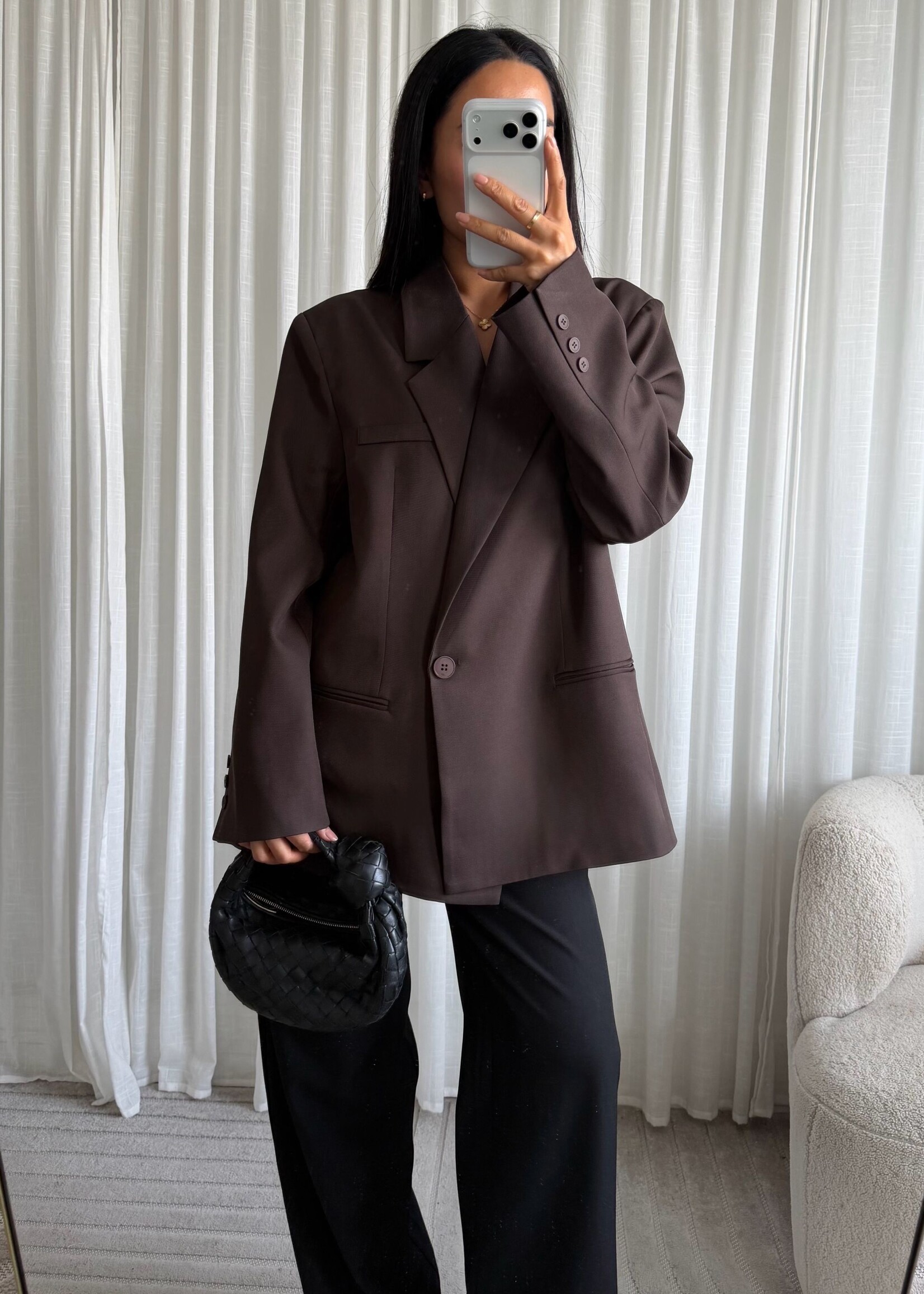BROWN BLAZER