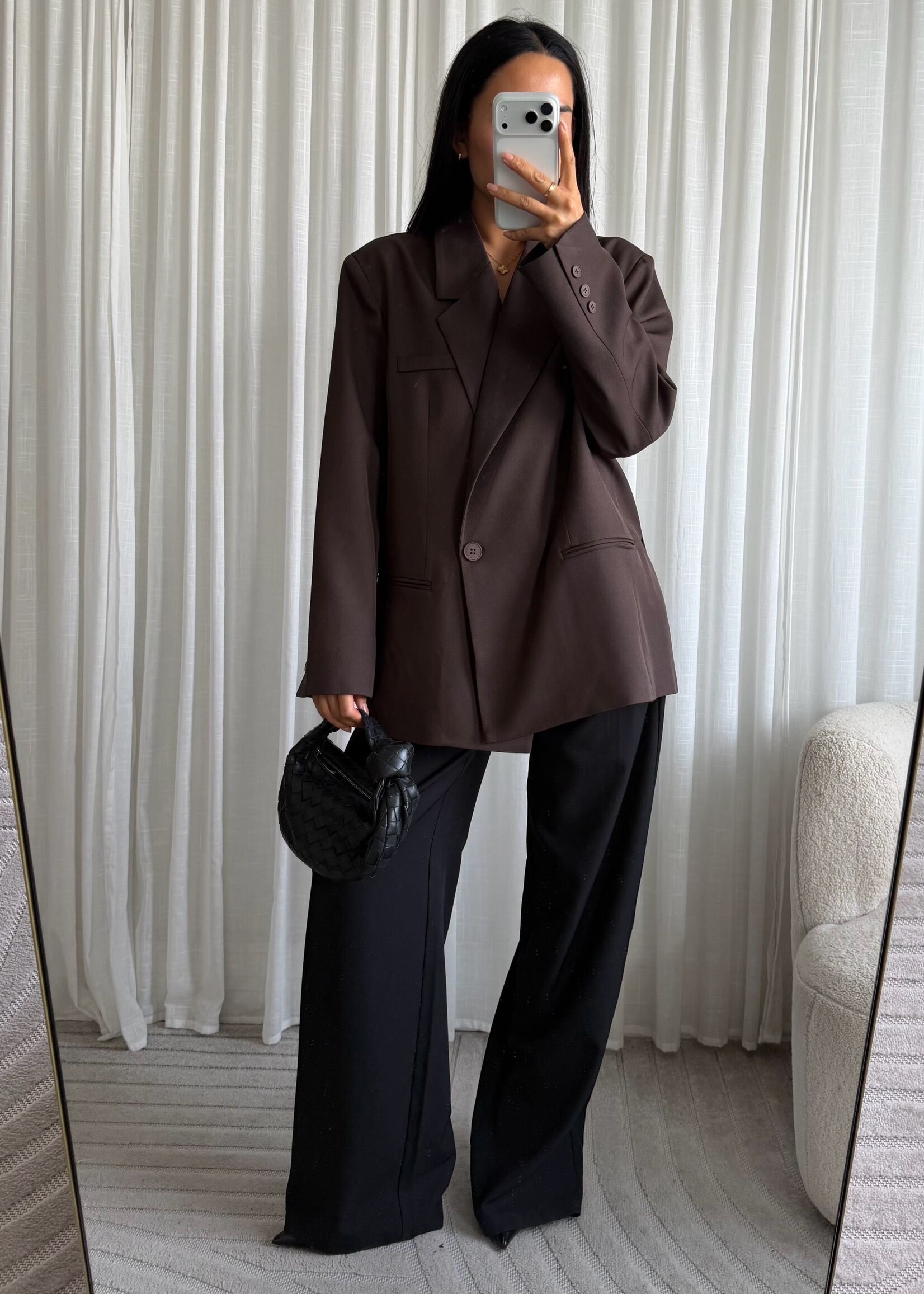 BROWN BLAZER