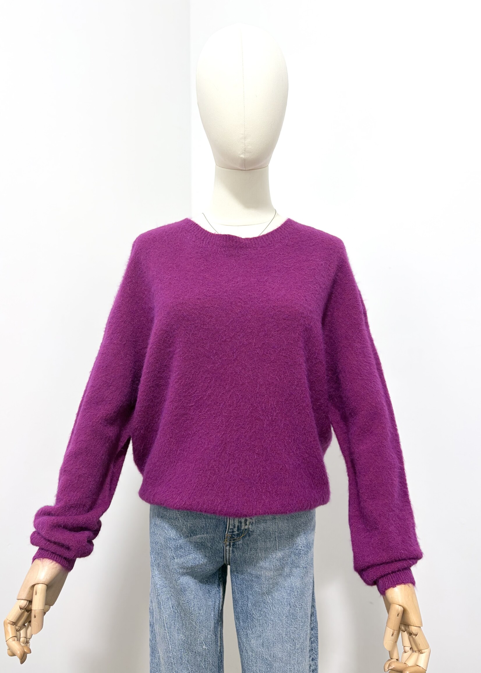 RASPBERRY LONG KNIT