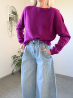RASPBERRY LONG KNIT