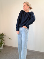 NAVY LONG KNIT