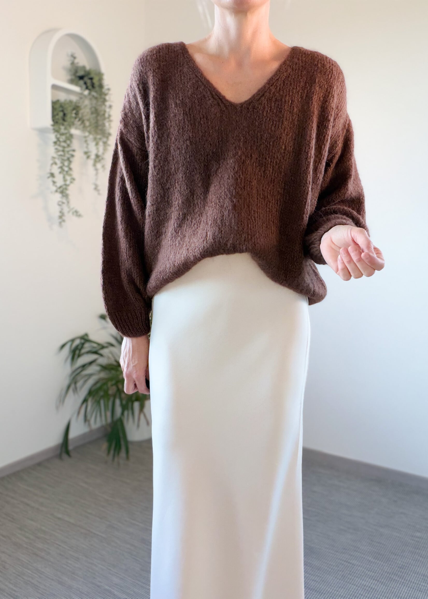 MARRON KNIT